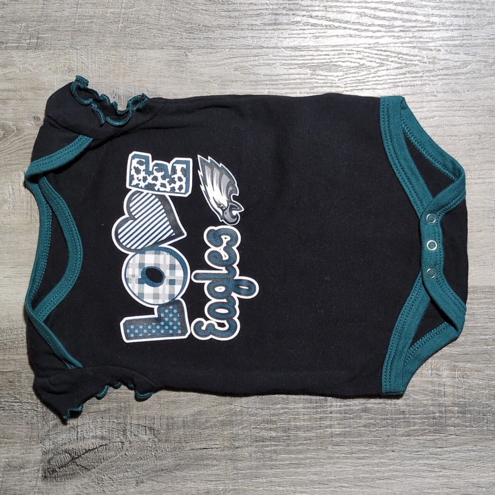 Philadelphia Eagles Baby Girl Onesie Size 0-3 Months